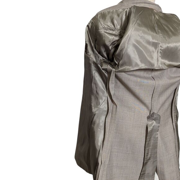 Vintage Chaps By Ralph Lauren 3-Piece Suit Tan Crosshatch Preppy Old Money Rich - Picture 9 of 16